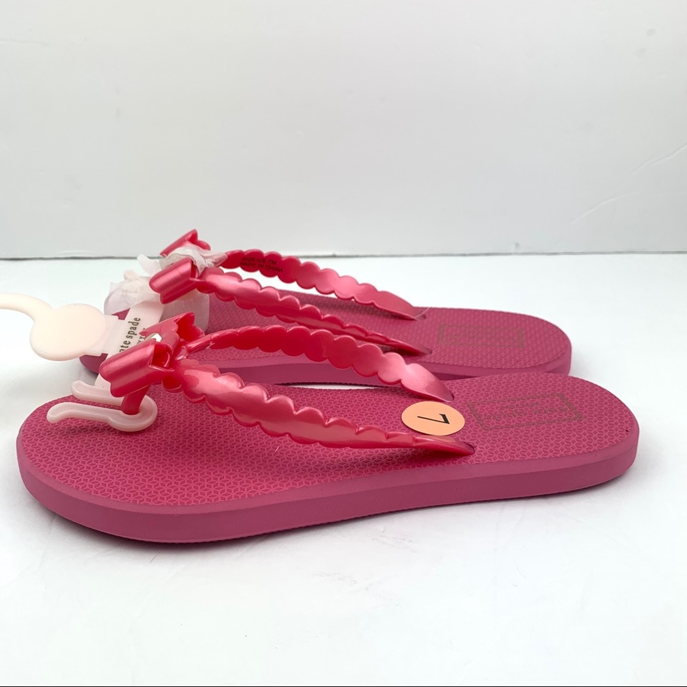 Kate Spade Denise Flip-Flops Scalloped Thong pink - Picture 4 of 10